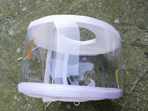 PVC法兰防飞溅保护罩